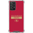NFL San Francisco 49ers Red Performance Series Galaxy A52 5G Clear Case